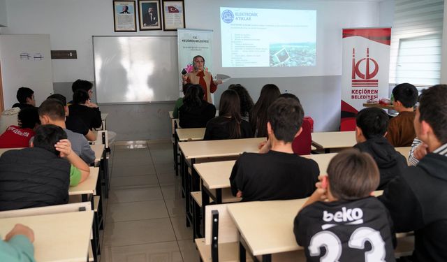 Keçiören’de Öğrencilere Çevre ve Sıfır Atık Eğitimi