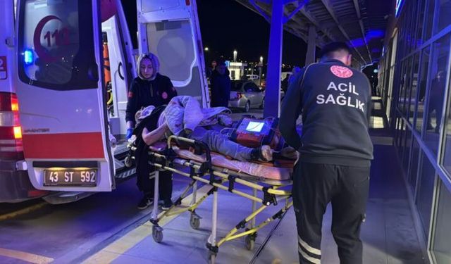 Kütahya’da Gece Yarısı Korku Dolu Anlar: 2 Kişi Hastanelik