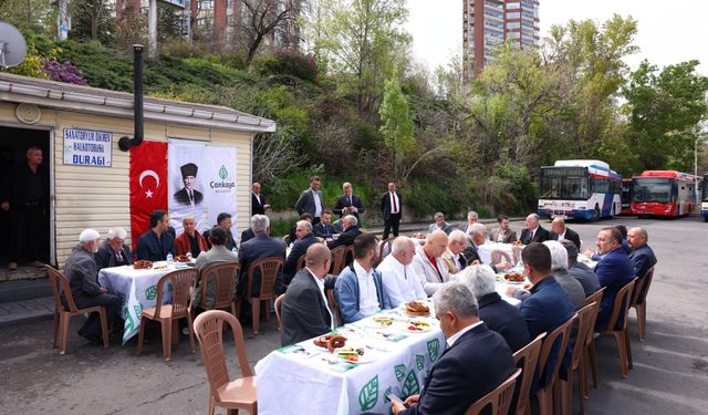 Çankaya Belediye Başkanı Halk Otobüsü Esnafıyla Bir Araya Geldi!