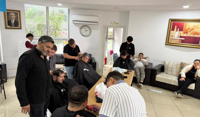 Pursaklar’da Bayram Öncesi Anlamlı Hizmet: Özel Bireylere Ücretsiz Tıraş Desteği