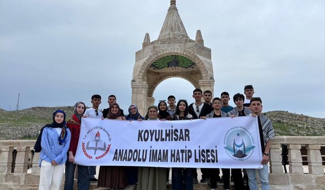 Koyulhisarlı öğrenciler tarihle buluştu: Güneydoğu’ya kültür yolculuğu