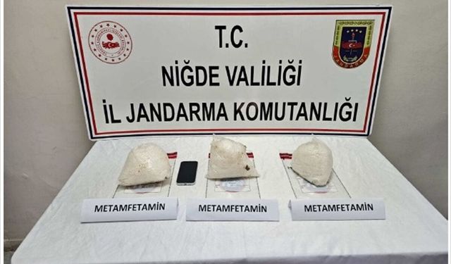 Niğde'de 3 kilo 150 gram uyuşturucu ele geçirildi