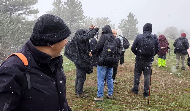 Ankara 2 Mayıs'a karla başladı!