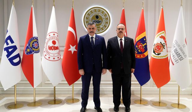 Ankara Valisi Canbolat, İçişleri bakanı Mustafa Çiftçi'yi Ziyaret Etti!