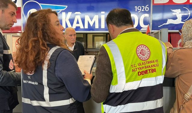 Ankara'da AŞTİ'de 'bilet fiyatı' denetimi