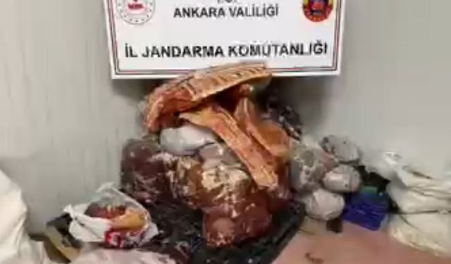 Ankara’da Gıda Skandalı: 40 Ton Sağlıksız Et Ele Geçirildi