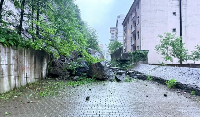 Artvin'de sağanak dereyi taşırdı