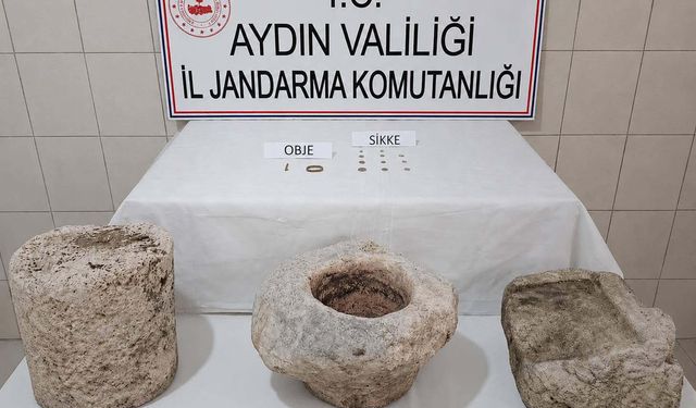 Aydın'da 'tarihi eser' operasyonu