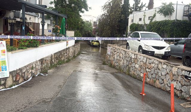 Bodrum'da Yağmur Etkili Oldu