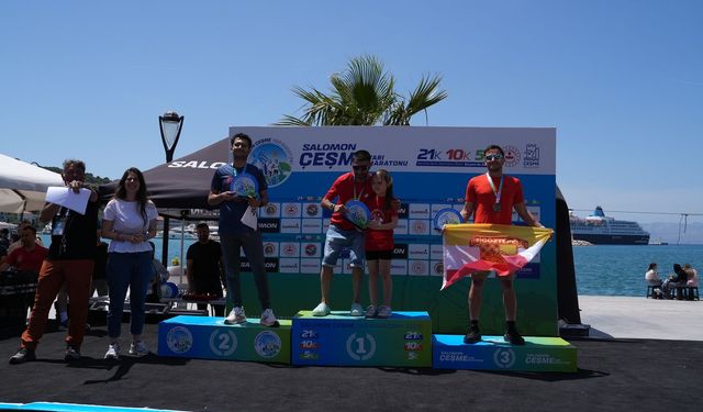 Çeşme Yarı Maratonu’nda Şampiyonlar Belli Oldu