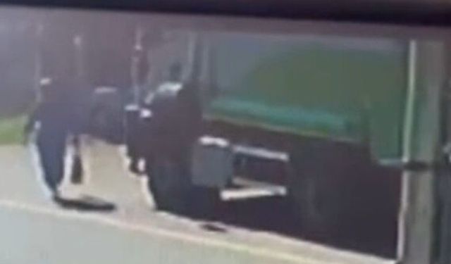 Çöp kamyonunun çarptığı yaya öldü