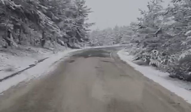 Çorum'da mayıs ayında kar