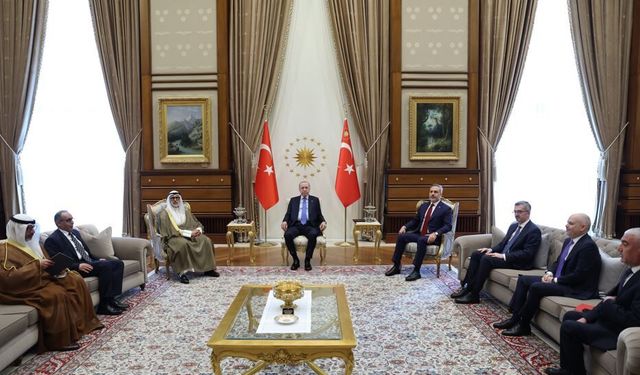 Cumhurbaşkanı Erdoğan, Kuveyt Dışişleri Bakanı’nı Kabul Etti
