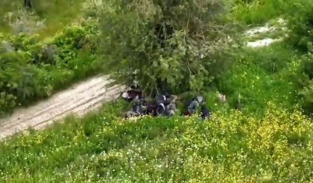 Hatay’da Dron Destekli Göçmen Operasyonu
