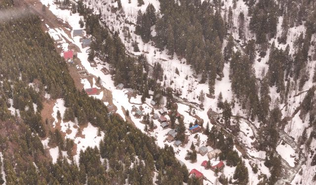 Karadeniz zirvelerinde 'mayıs karı'