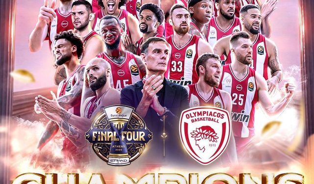 Olympiakos, EuroLeague Şampiyonu!