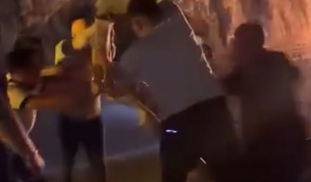 Takla atan otomobil, alev aldı