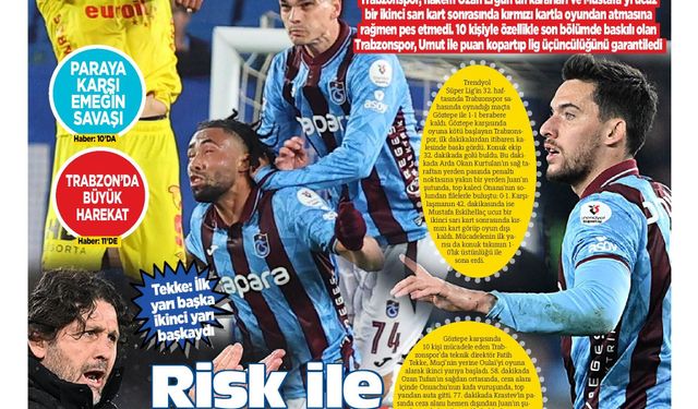 Trabzonspor, Göztepe ile Berabere Kaldı: Galibiyet Hasreti 4 Maça Çıktı