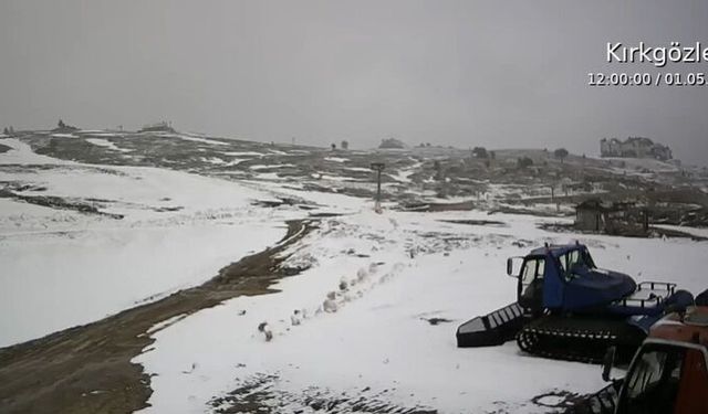 Uludağ’da Mayıs Ayında Kar Sürprizi!
