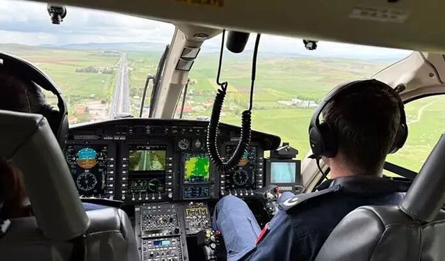 Ankara’da Bayram Trafiğine Helikopterli Denetim!