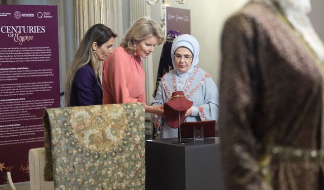 Emine Erdoğan ve Belçika Kraliçesi Mathilde’den dikkat çeken görüşme