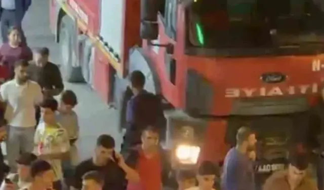 Mardin’de Apartman Dairesinde Korkutan Yangın
