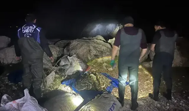 Van’da kaçak inci kefali operasyonu