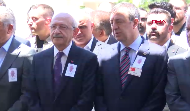 Kemal Kılıçdaroğlu, Feyzi Tunç Türeli’nin Cenazesine Katıldı