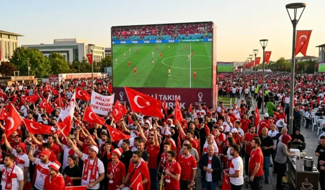 Başkentte Dünya Kupası Heyecanı Dev Ekranlarda Yaşandı