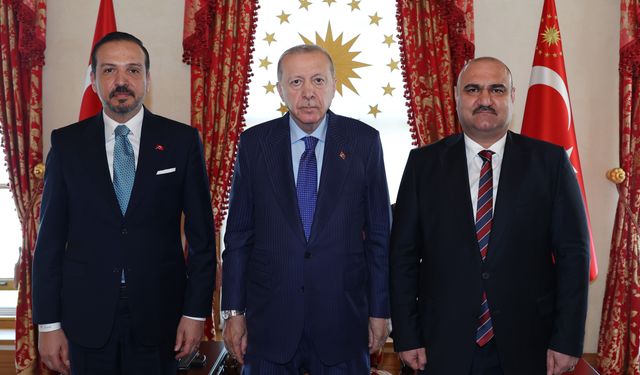 Cumhurbaşkanı Erdoğan, Kerkük Valisi Mehmet Seman Ağa'yı kabul etti