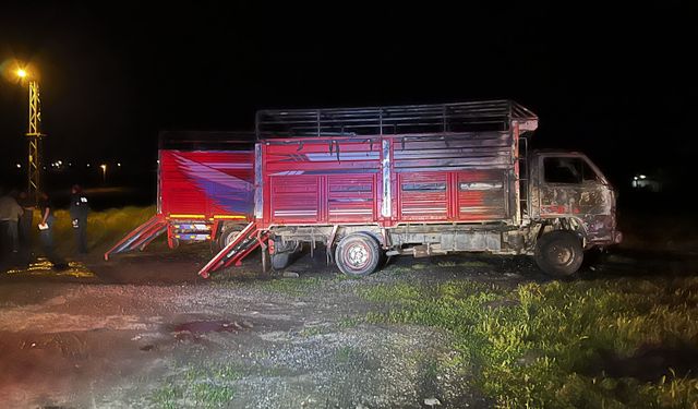 Gece Saatlerinde Peş Peşe Alevler Yükseldi: 2 Kamyon Yandı