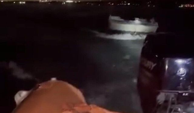 Gölde mahsur kalan 2 kişi kurtarıldı