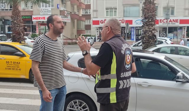 Korsan taksi denetiminde 3 sürücüye 300 bin lira ceza