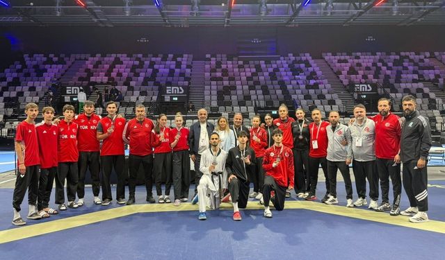 Taekwondoda Muhteşem Başlangıç! Türkiye'den 13 Madalya