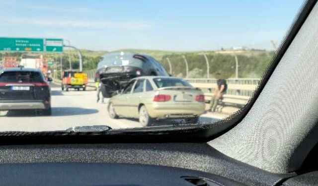 Ankara Çevreyolu'nda Kaza!