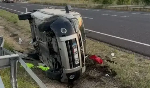 Polatlı'da Kontrolden Çıkan Otomobil Takla Attı: 2 Yaralı