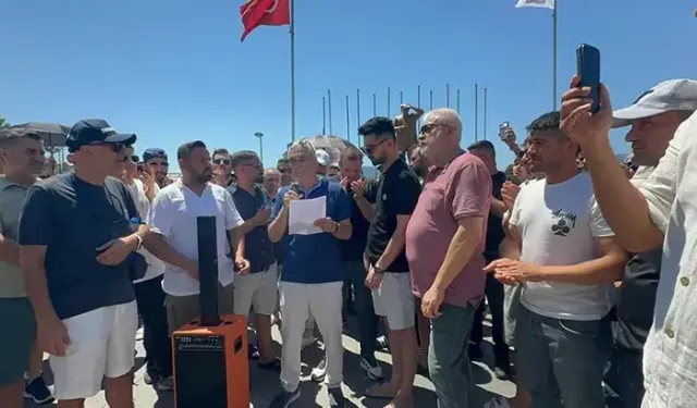 Marmaris'te Kapalı Çarşı Esnafından Belediye Protestosu