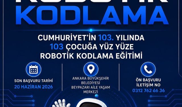 Beypazarı’nda Robotik Kodlama Eğitimi Başlıyor