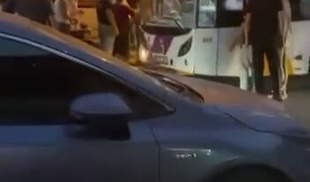 Adana'da Otobüs Şoförüne Tekme Tokat Saldırı