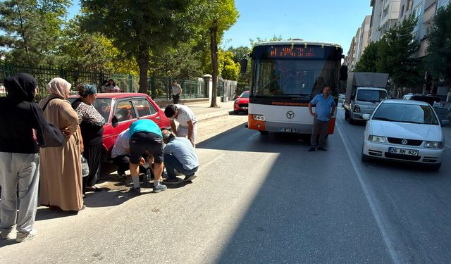 Belediye otobüsünün çarptığı çocuk yaralandı