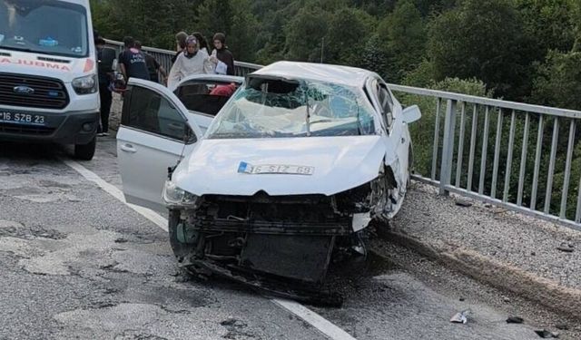 Bursa-Ankara Kara Yolunda Feci Kaza: Polis Memuru ve Ailesi Yaralandı!