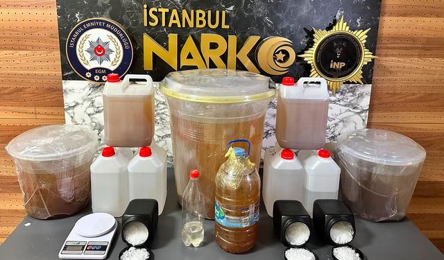 Büyükçekmece'de uyuşturucu operasyonu