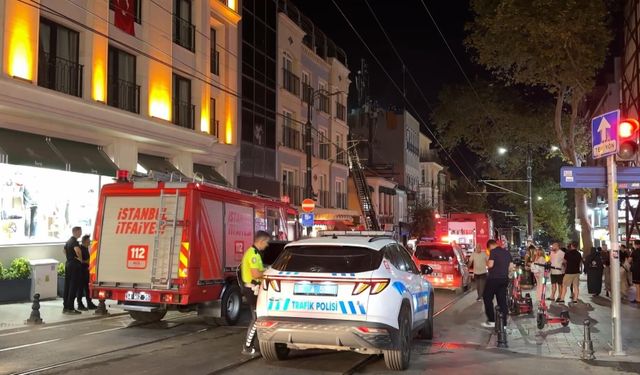 İstanbul Fatih'te Korkutan Yangın