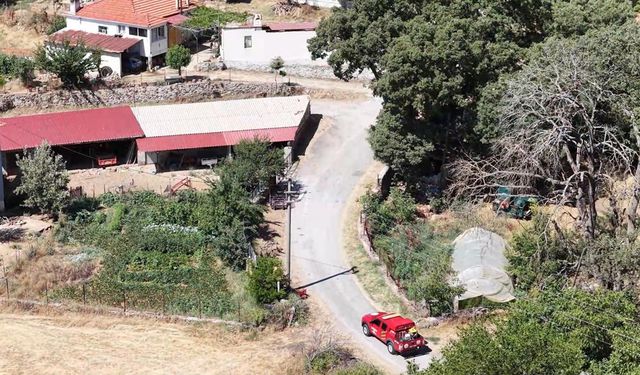 Muğla'da orman yangınlarına dronlu takip