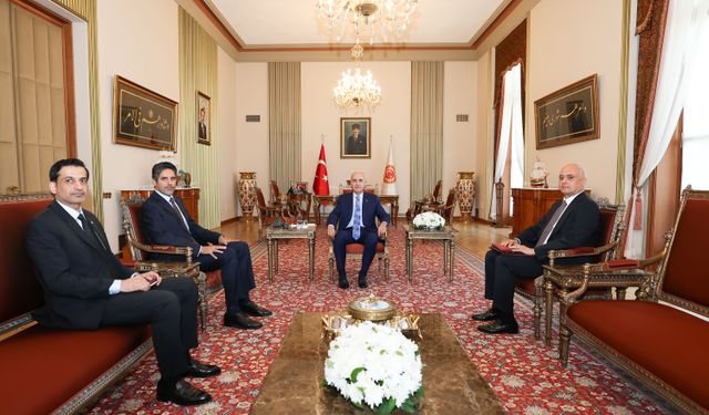 TBMM Başkanı Kurtulmuş, Katar Büyükelçisi Al-Henzab'ı kabul etti