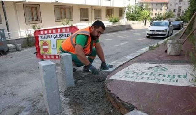 Çankaya’da yol seferberliği sürüyor: Mahalle mahalle yenileme çalışması