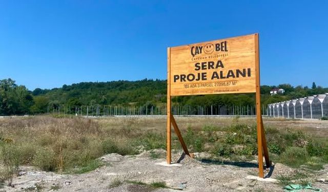 ÇAYBEL'den Çaycuma'ya Dev Sera Yatırımı!