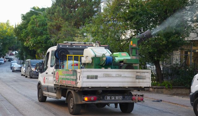 Keçiören'de Yaz Mesaisi: Haşere ve Sivrisineklere Karşı İlaçlama Seferberliği