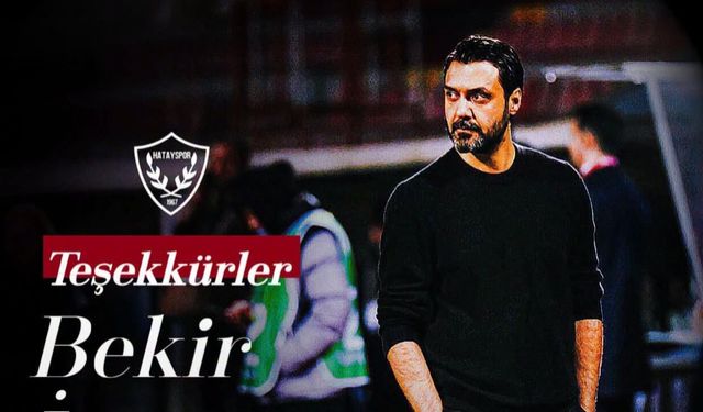 Hatayspor'da Bekir İrtegün Dönemi Resmen Sona Erdi