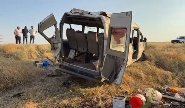 Suruç'ta İşçi Servisi Kaza Yaptı: 22 Yaralı